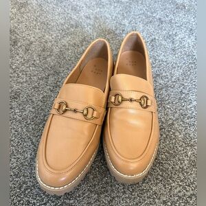 Women’s camel loafers
